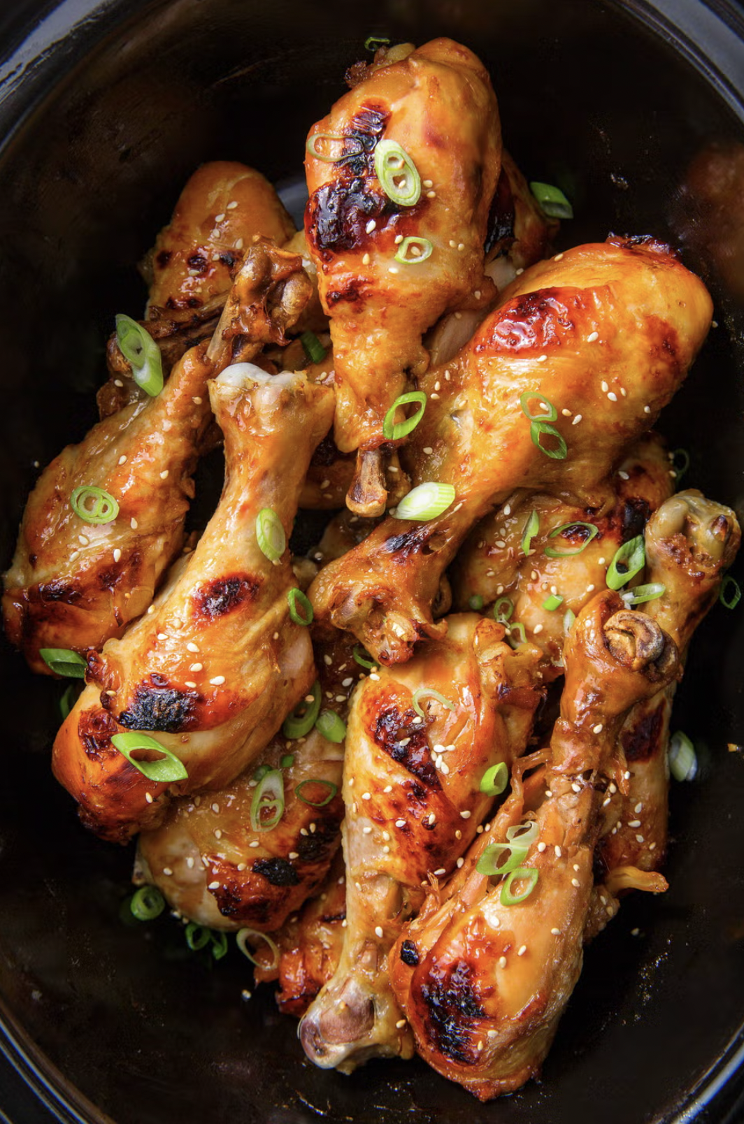 Sticky Slow Cooker Chicken Drumsticks