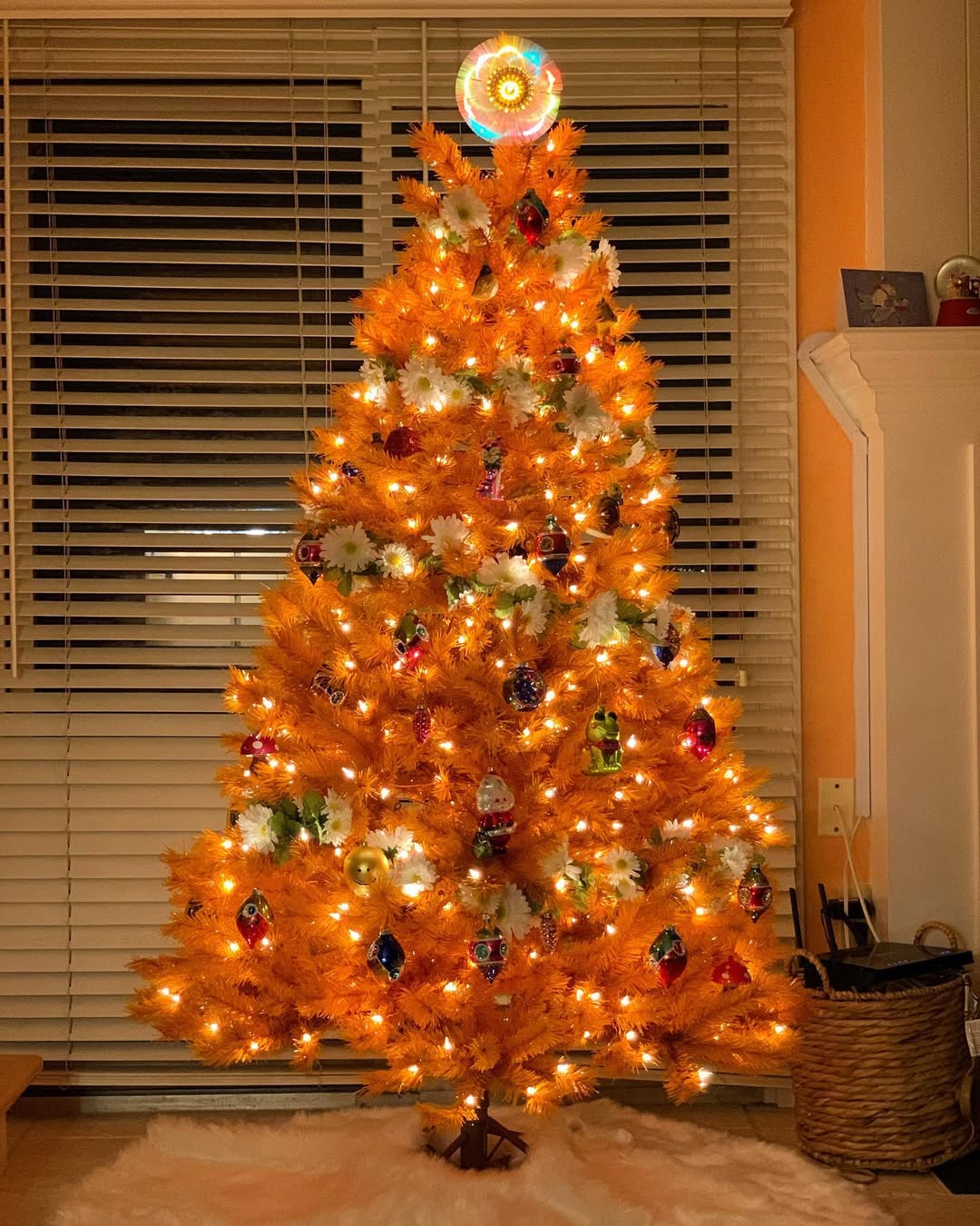 Retro Glow With Orange Nostalgia