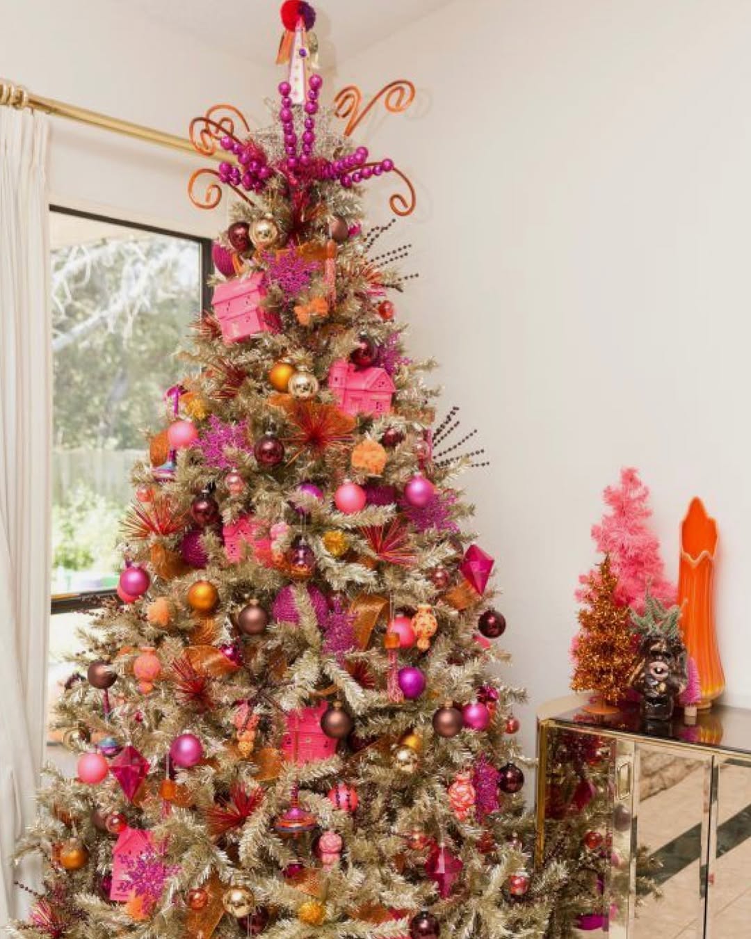 Glam Explosion With Pink And Orange