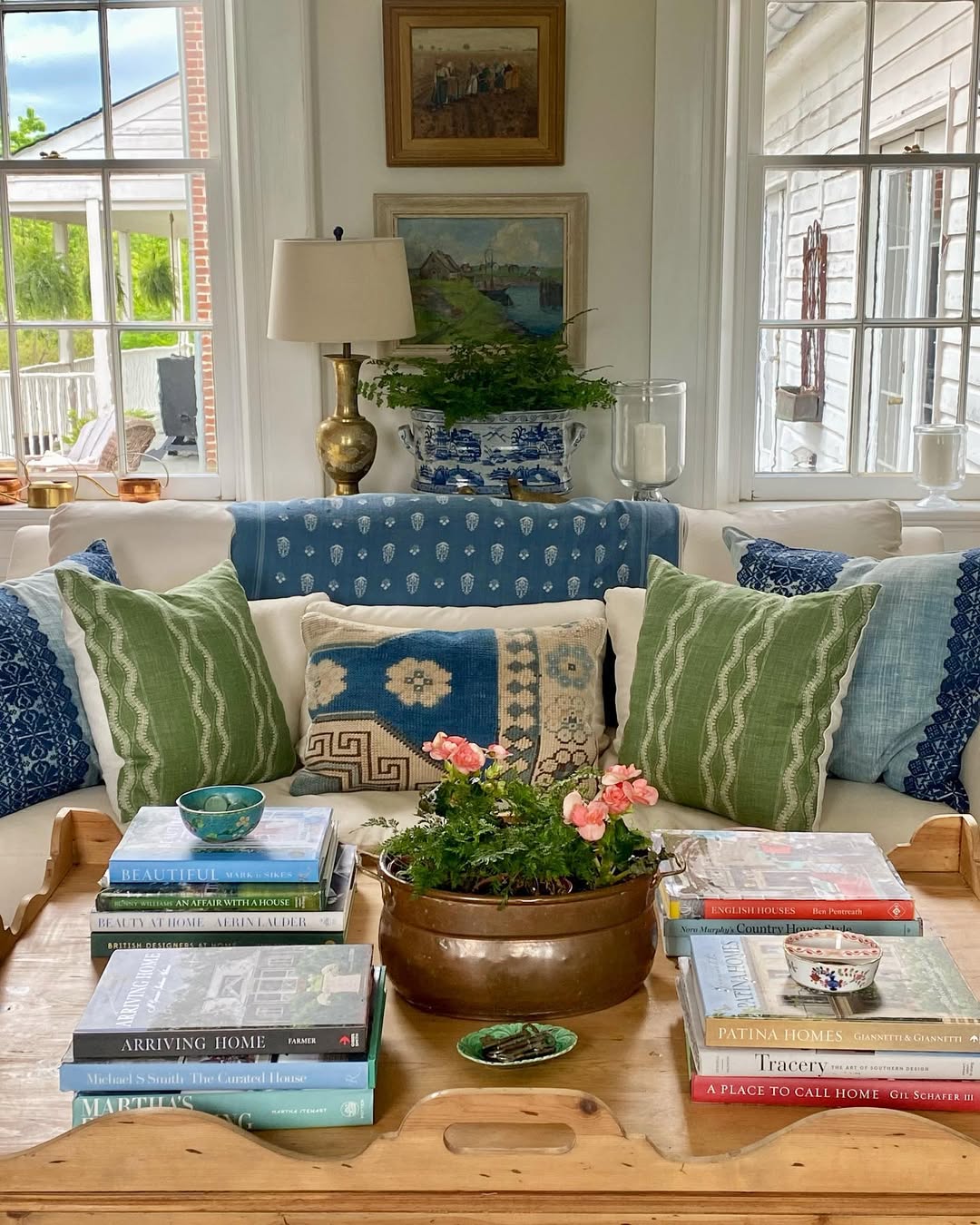 Indigo Textiles And Collected Comfort