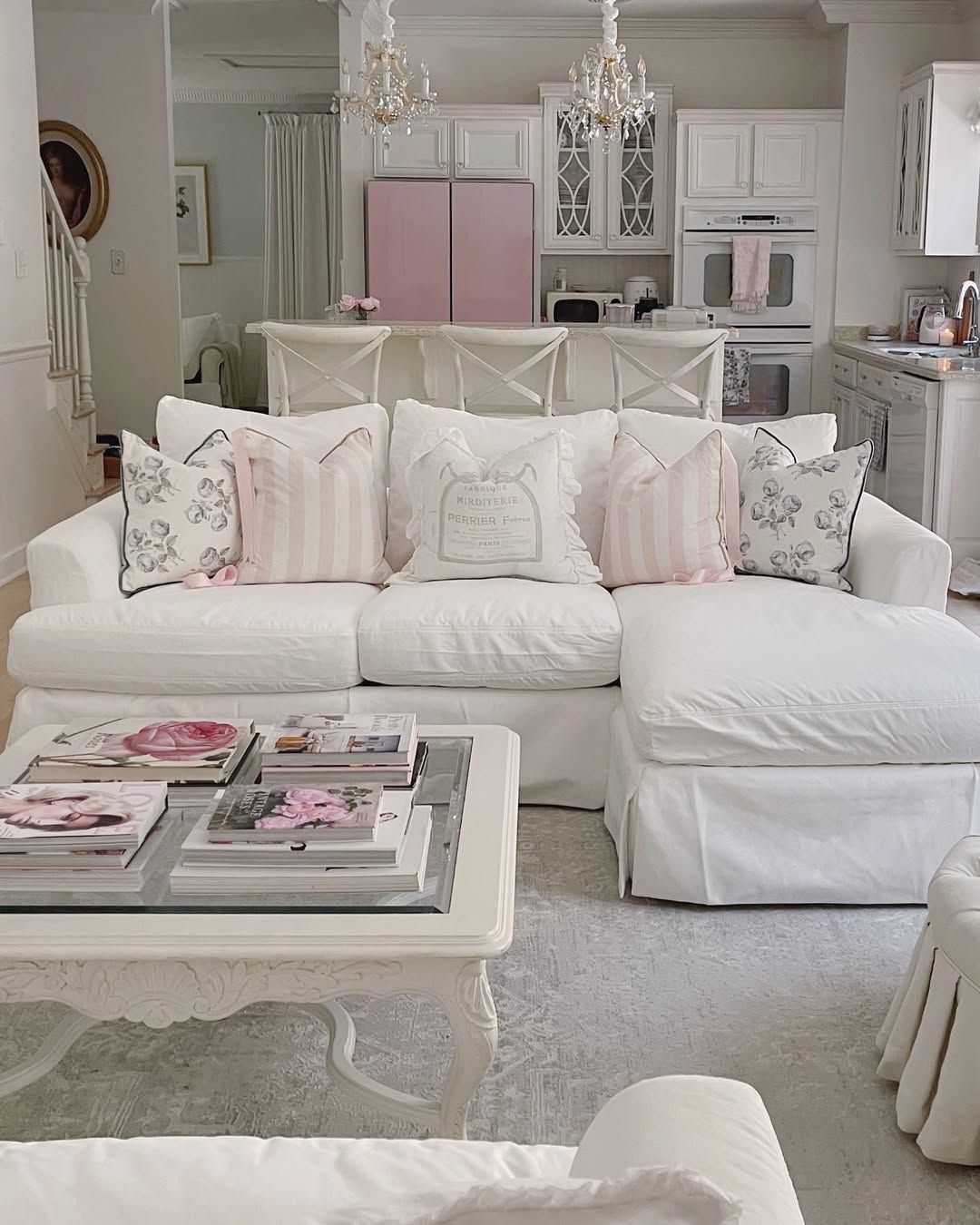 Blush Appliances And French Cottage Flair