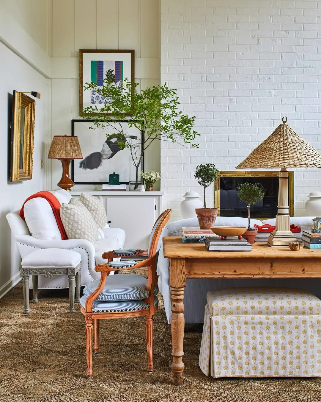 French Chairs And Woven Warmth