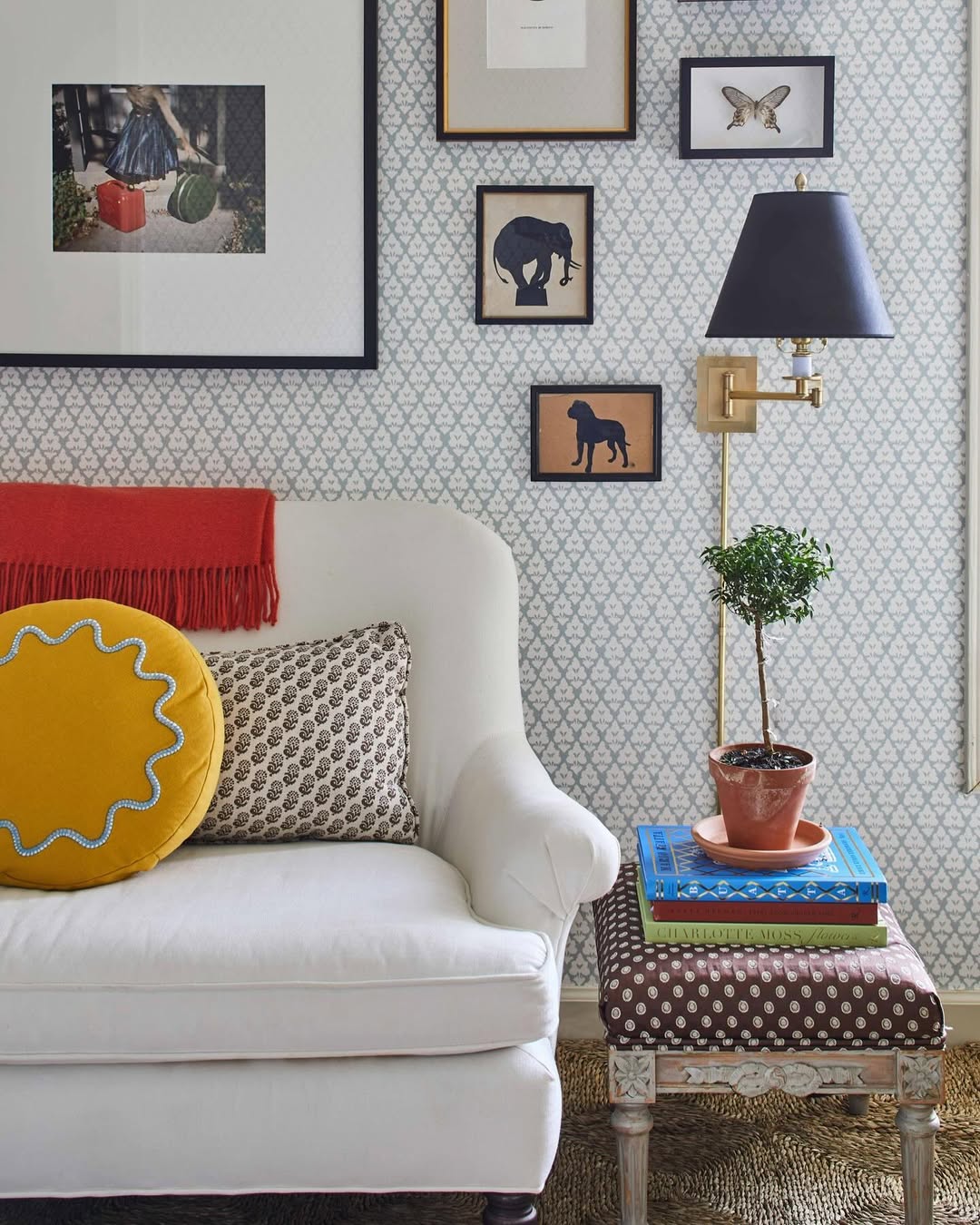 Whimsical Wall Art And Bold Trims