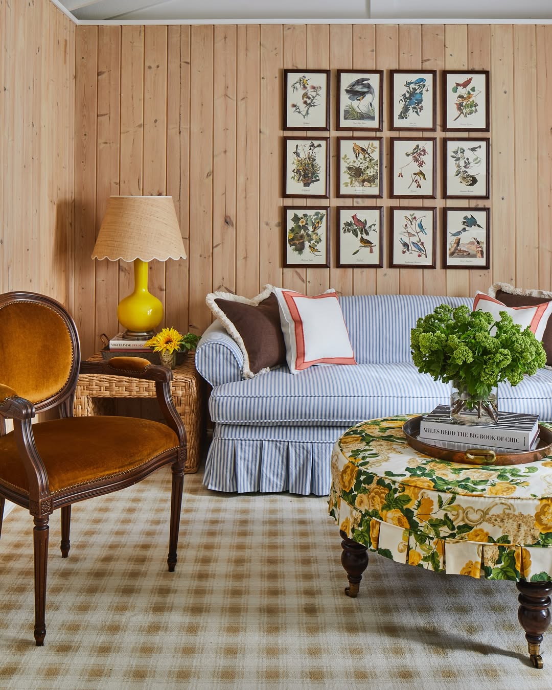 Skirted Florals And Vintage Birds