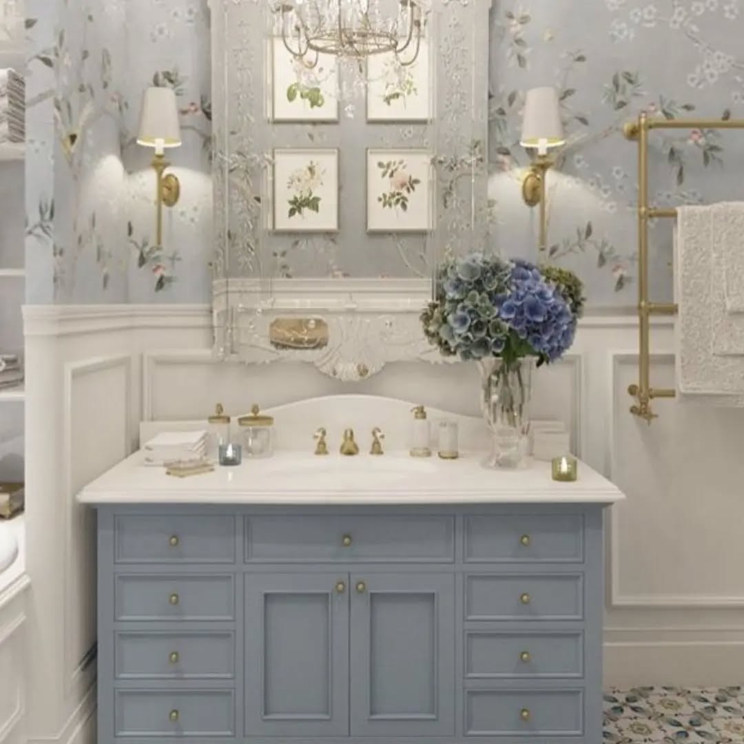 Periwinkle Vanity And Botanical Romance