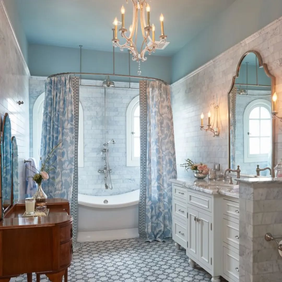Chintz, Chandeliers And Charming Comfort