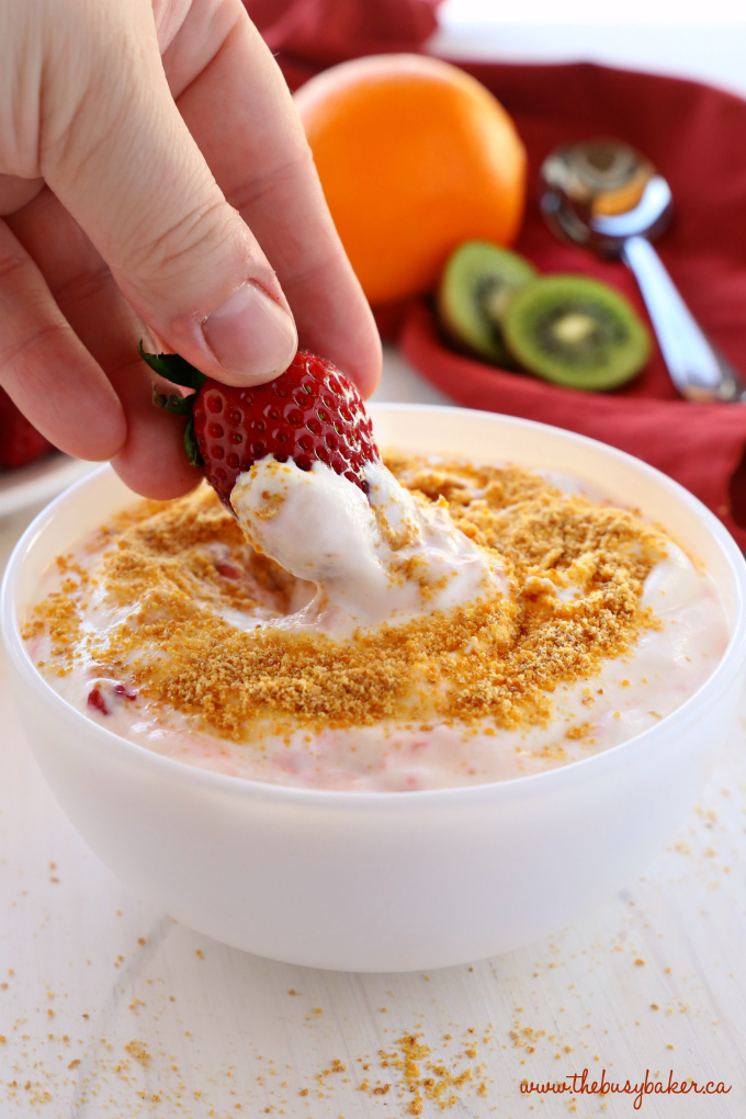 Sweet Meets Simple: Strawberry Cheesecake Dip