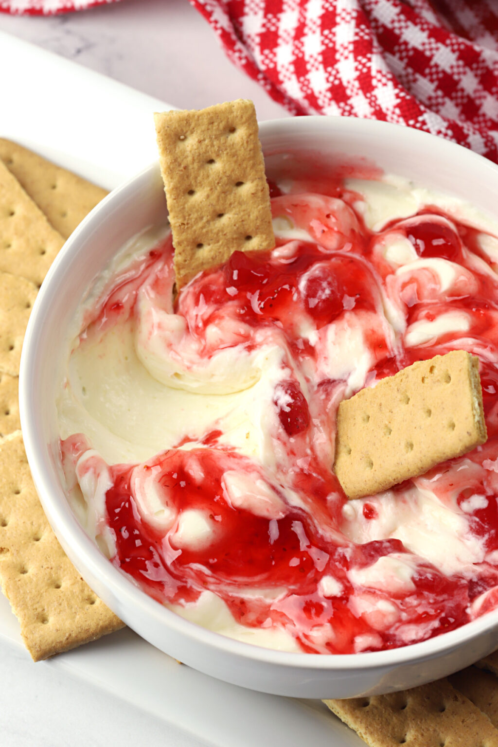 No-Bake Strawberry Cheesecake Dip to Wow Your Guests