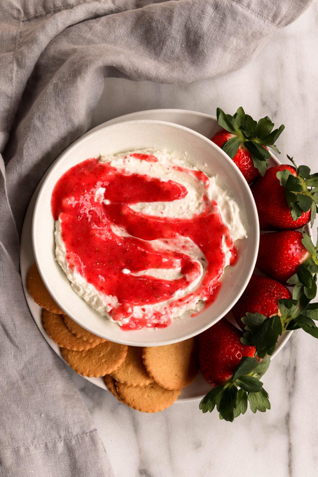 Your New Favorite Strawberry Dessert Dip