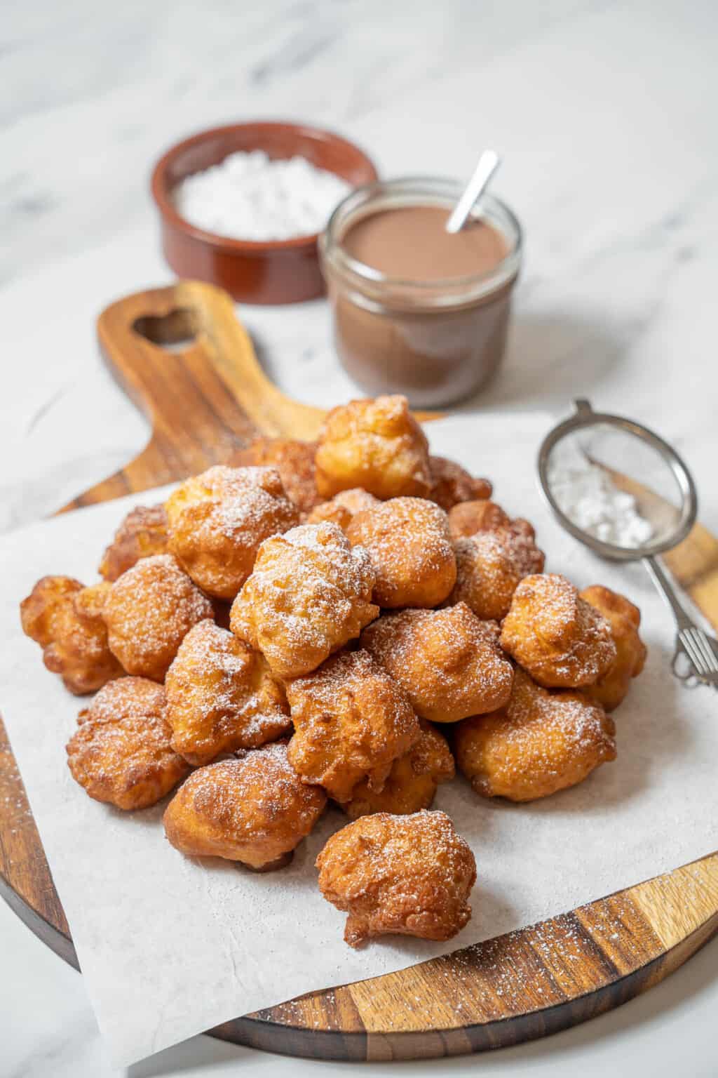 13. Golden Discs of Joy: Buñuelos with Cinnamon Sugar