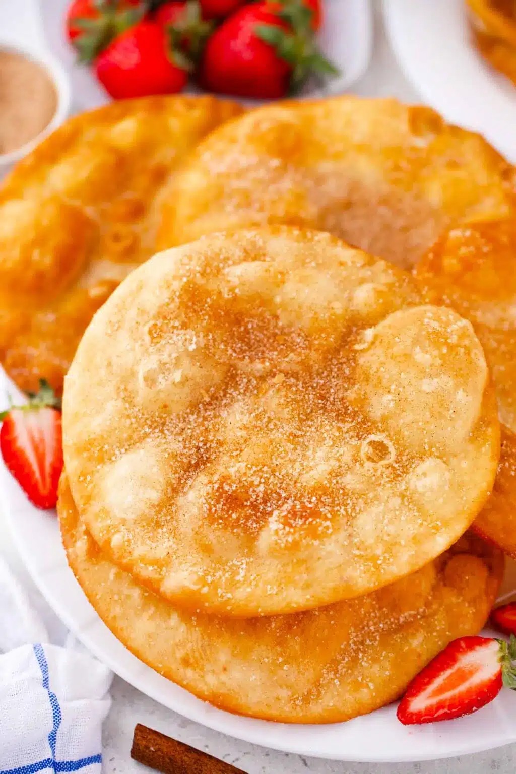 Buñuelos Bliss: A Cinnamon Sugar Sensation