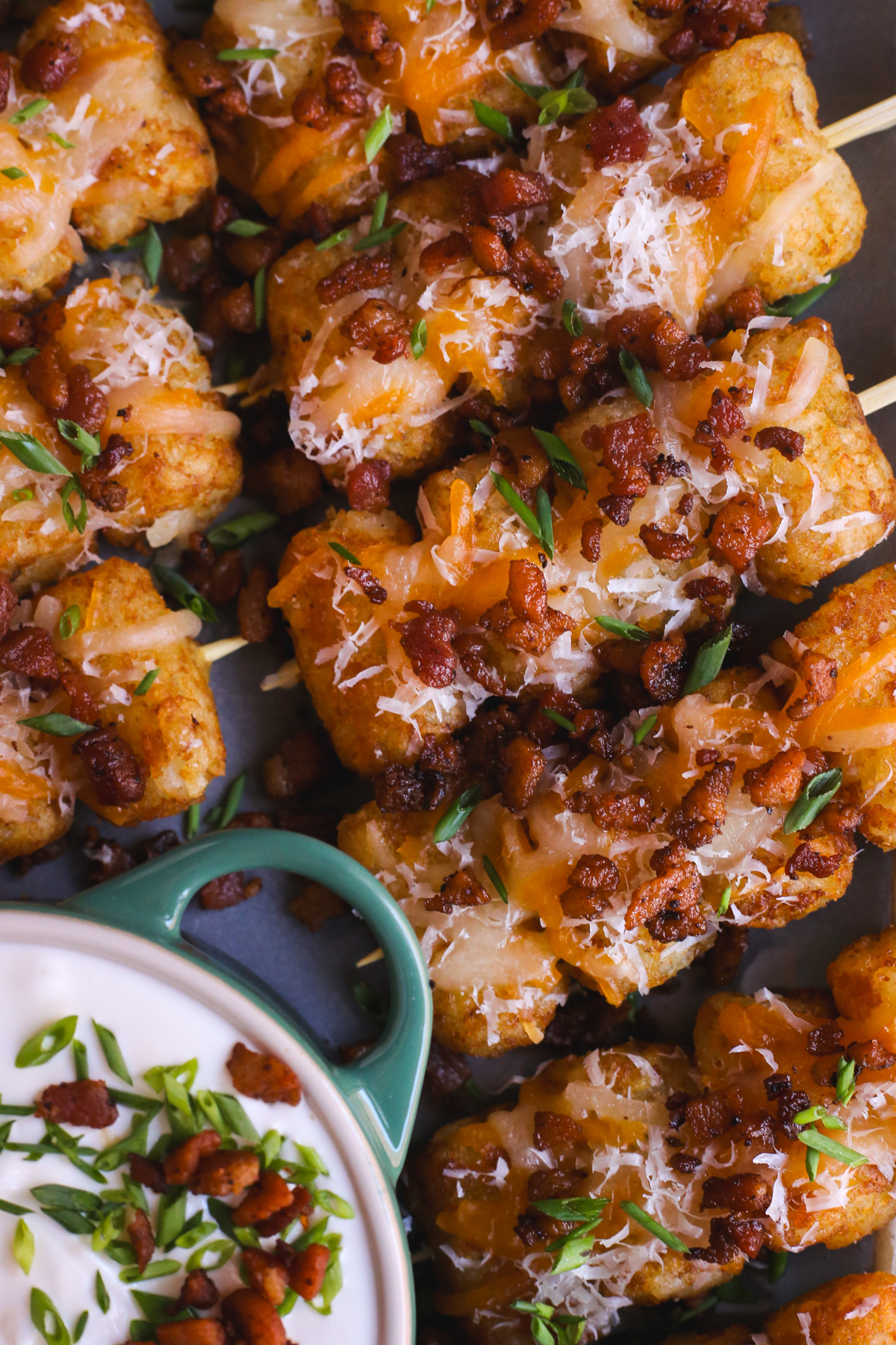 Game Day Favorite: Shredded Cheese Tater Tot Cups
