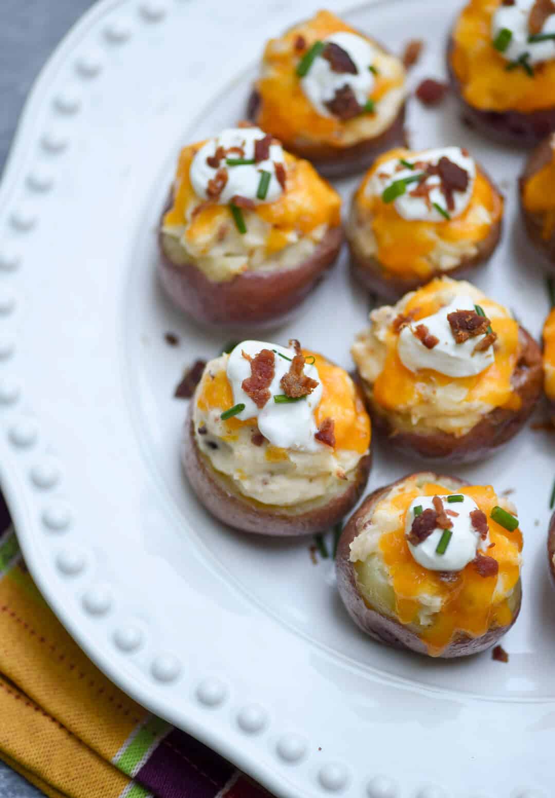  Fully Loaded Twice Baked Potato Bites
