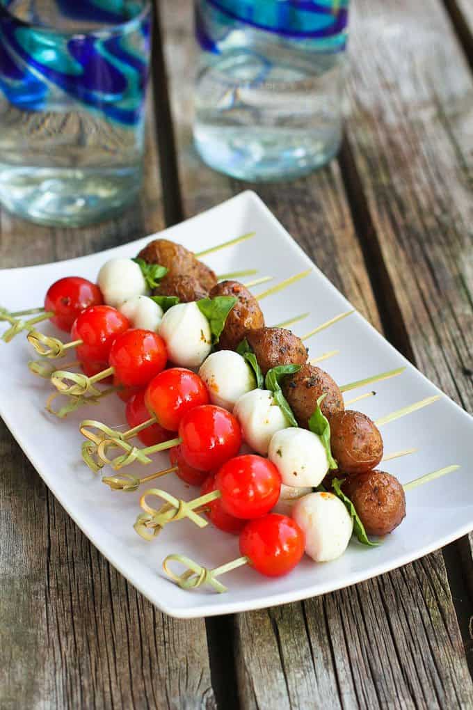Caprese Potato Skewers Recipe