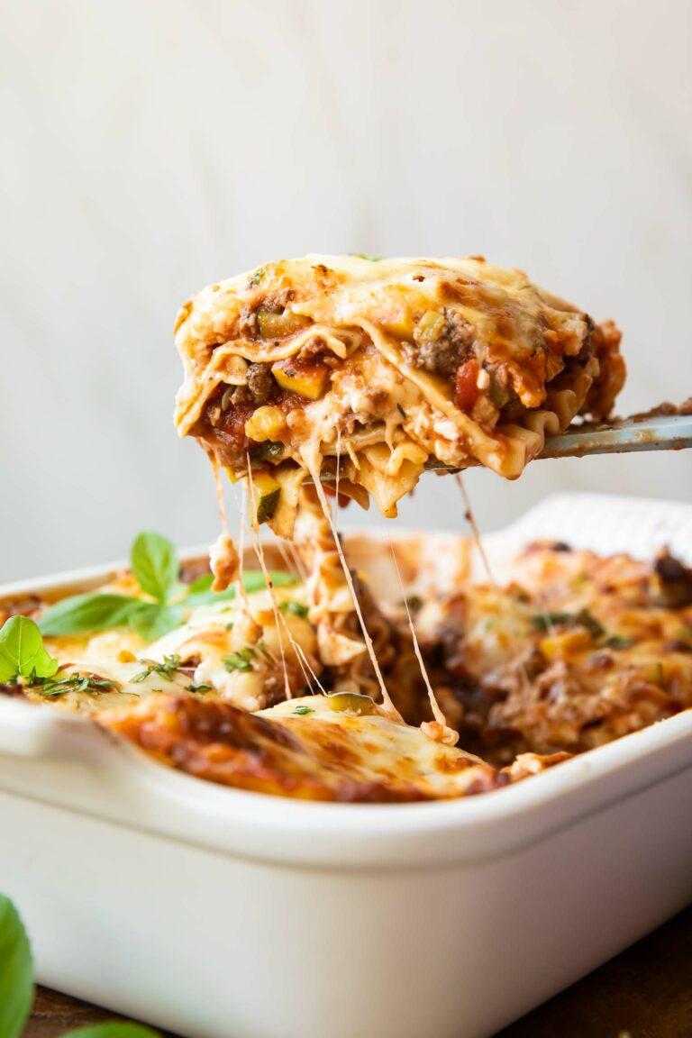 The BEST Easy Healthy Lasagna Recipe