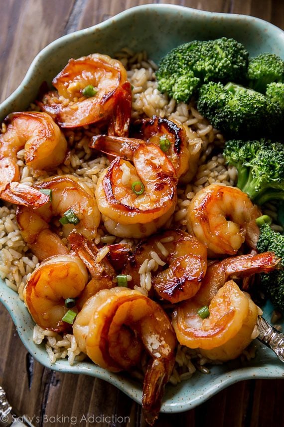 20 Minute Honey Garlic Shrimp
