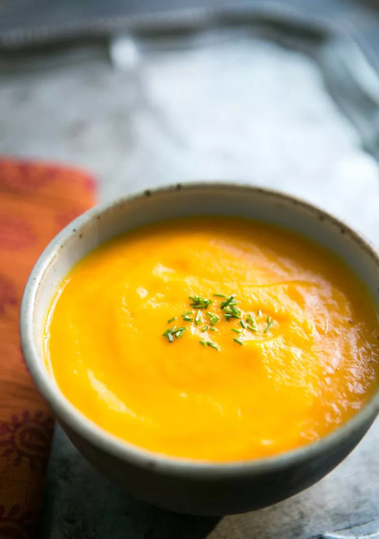Creamy Carrot & Ginger Soup
