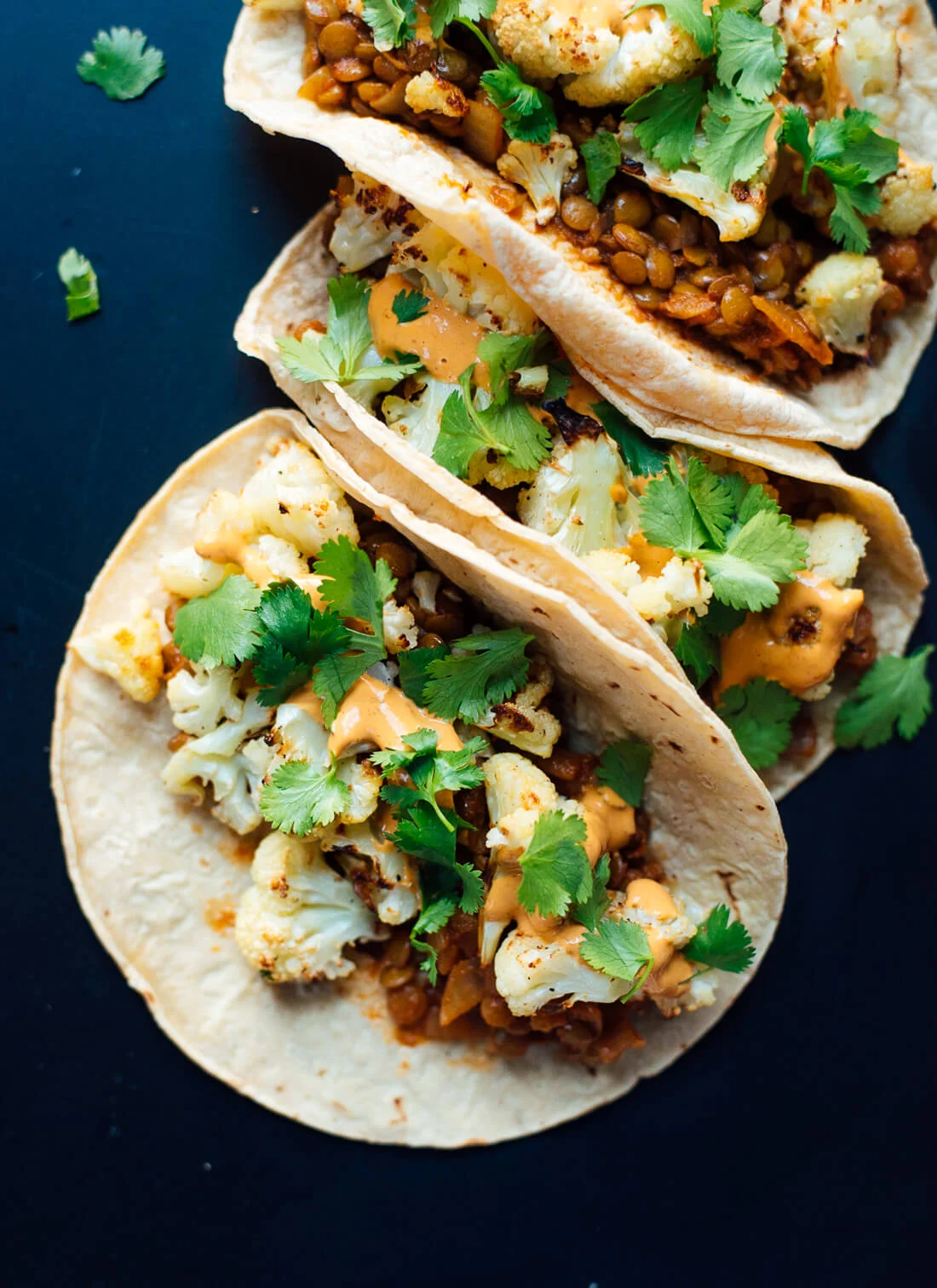 Bold and Flavorful: Roasted Cauliflower and Lentil Tacos