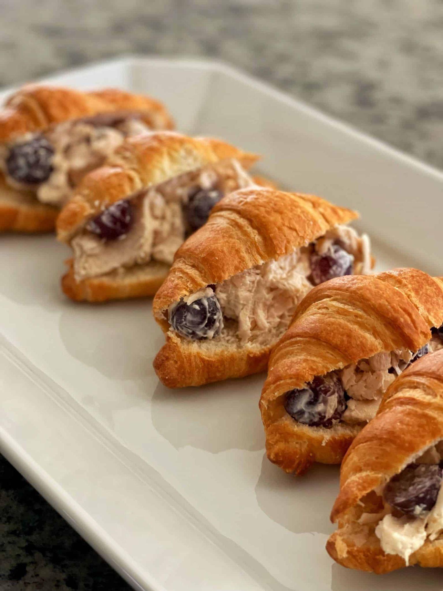 Chicken Salad with Grapes Sandwiches