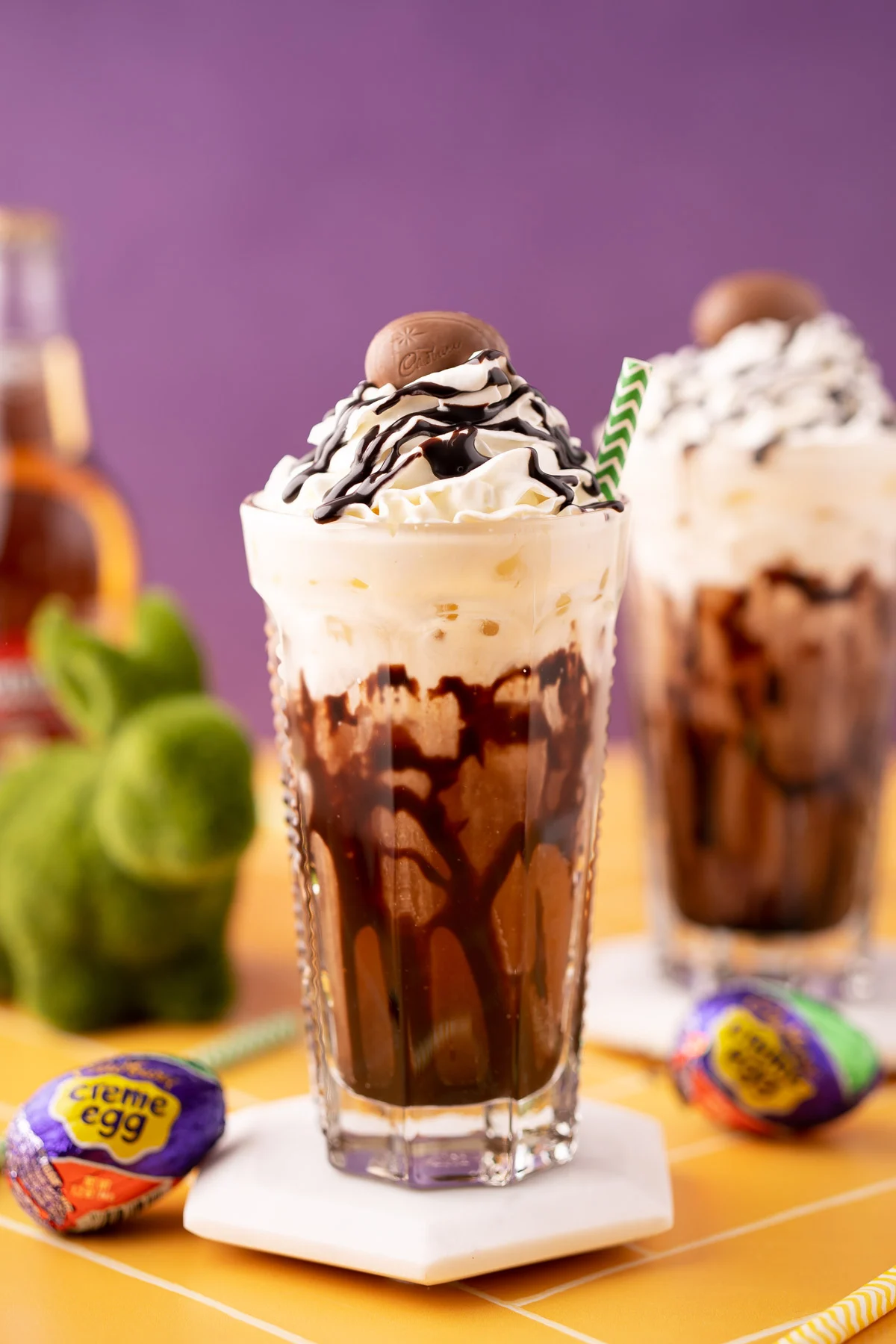 Crème Egg-Inspired Dirty Soda Treat