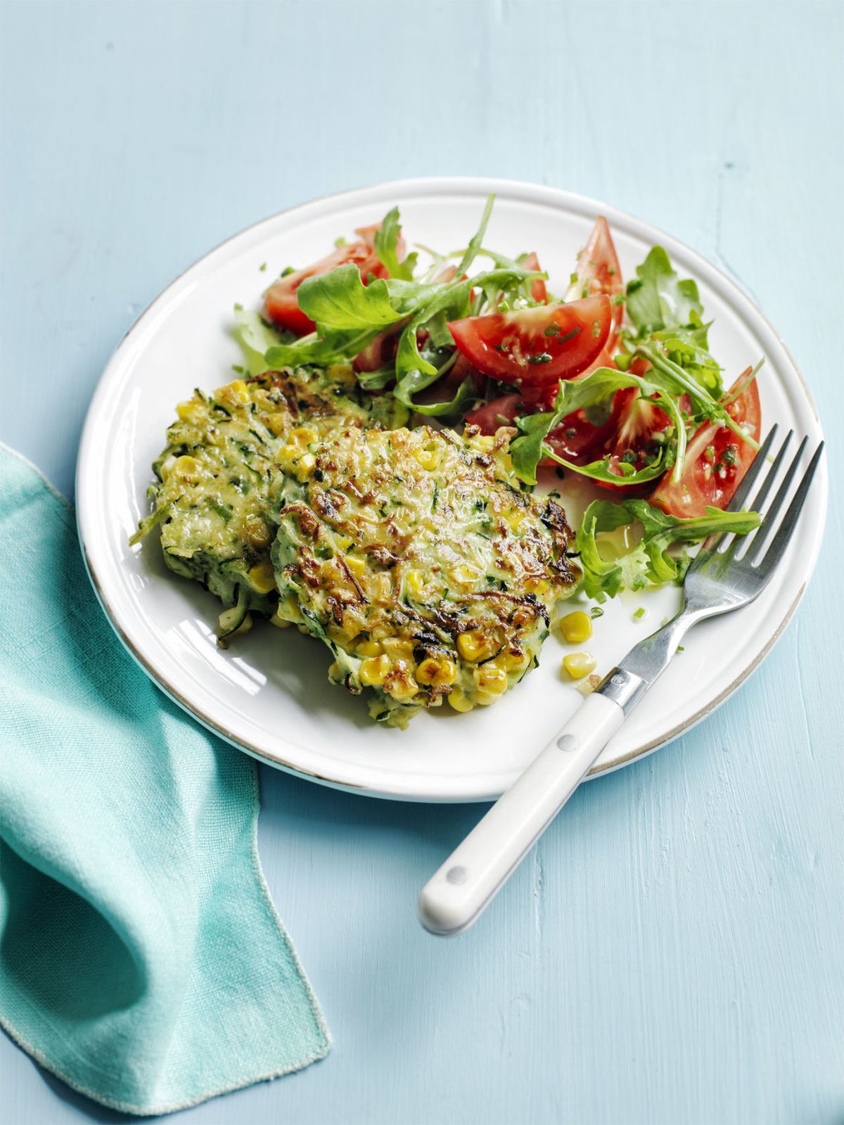 Crispy and Flavorful: Corn and Zucchini Fritters