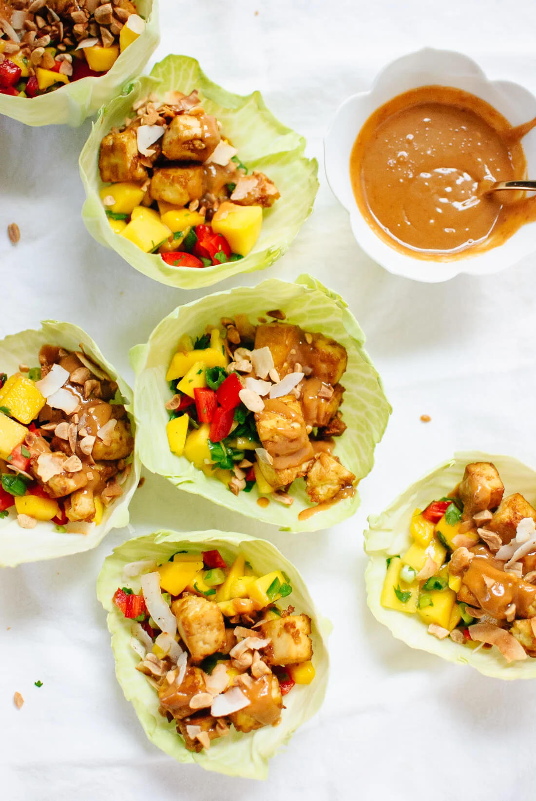 Fresh and Flavorful: Thai Mango Cabbage Wraps