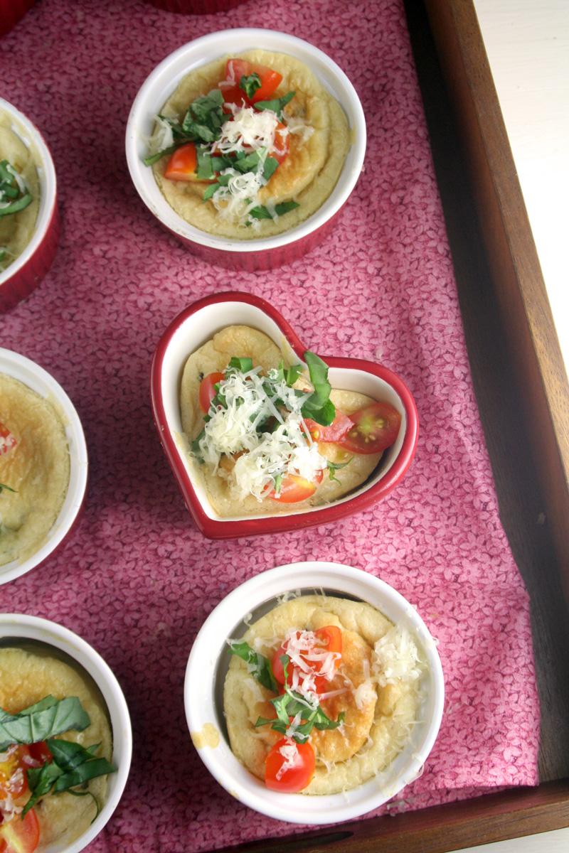 Goat Cheese Soufflés