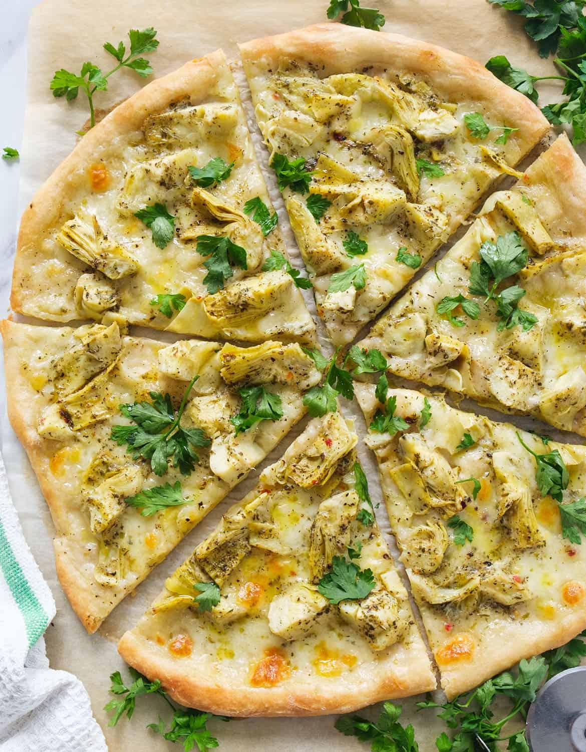 Rich and Savory: Artichoke Pizza