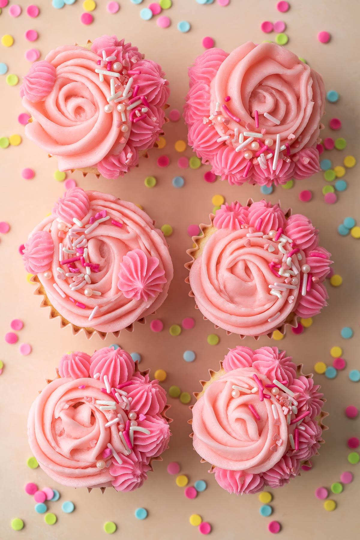 Small Batch Valentine Cupcake