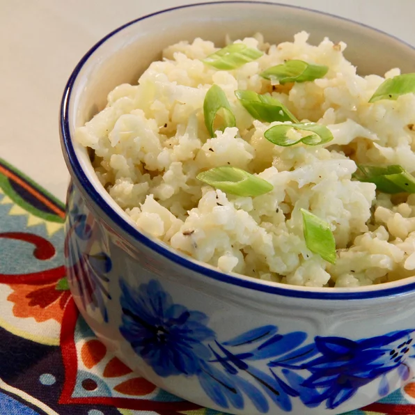 Smashed Cauliflower with Garlic