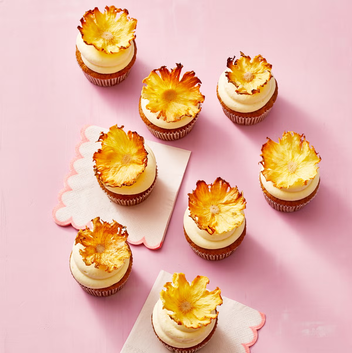 Tropical Carrot-Pineapple Cupcakes for Valentine's Day