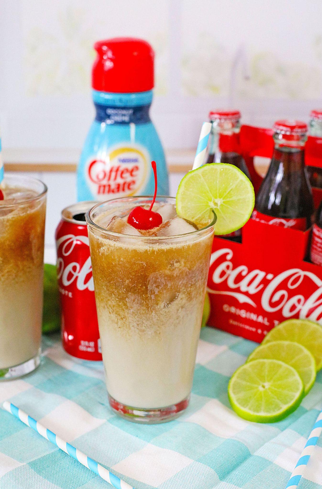 Tropical Coconut Lime Dirty Soda