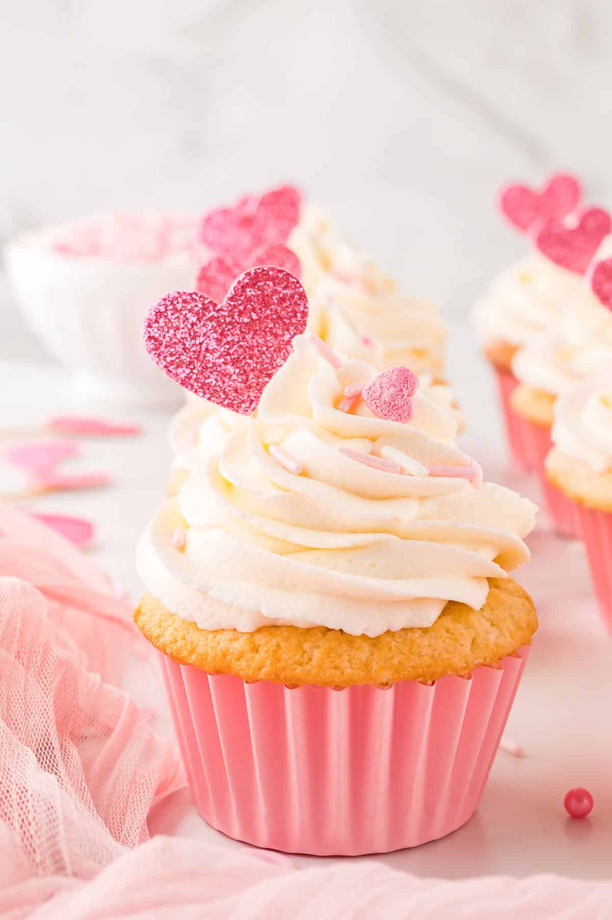 Tulip Cupcakes for Valentine’s Day