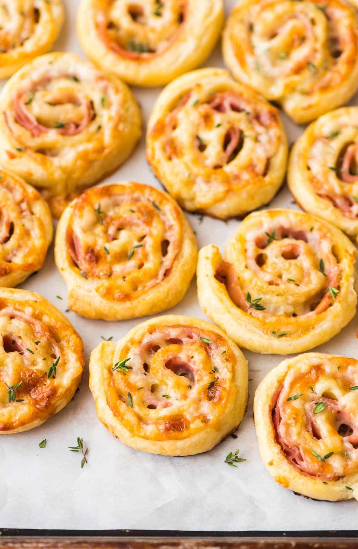 Ham and Cheese Pinwheels