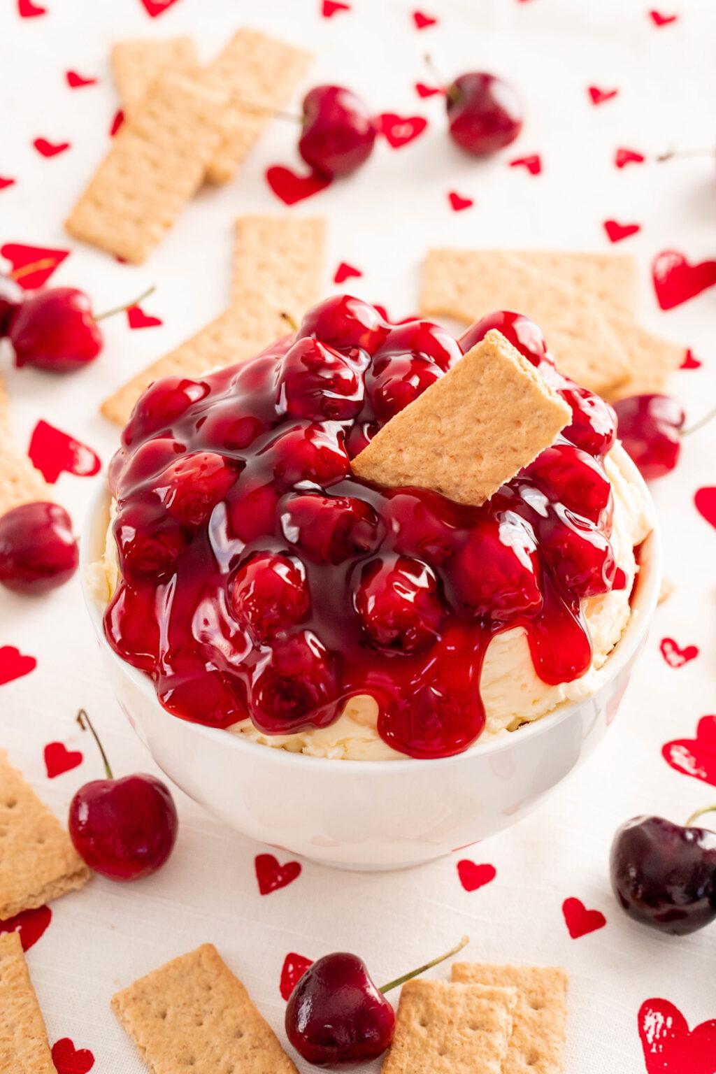 Party-Perfect Cherry Cheesecake Dip in Minutes
