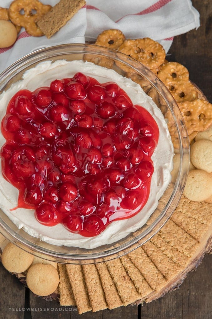 No-Bake Cherry Cheesecake Dip: The Easiest Dessert Ever