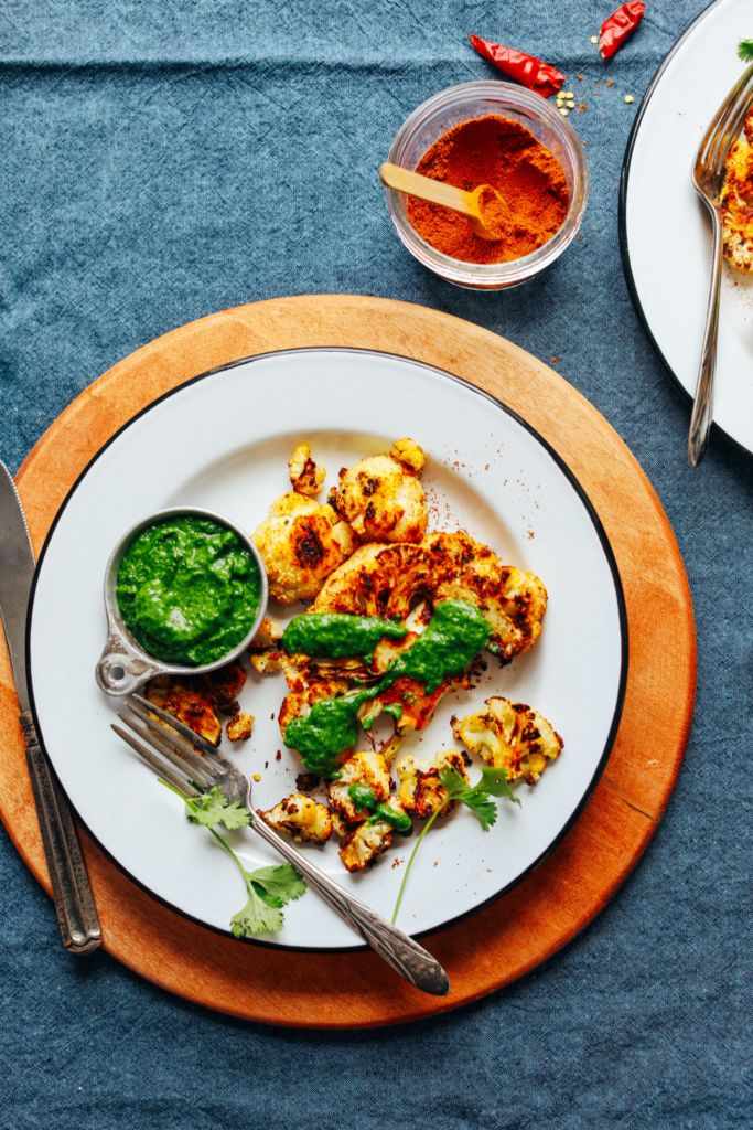 Shawarma Roasted Cauliflower Steak