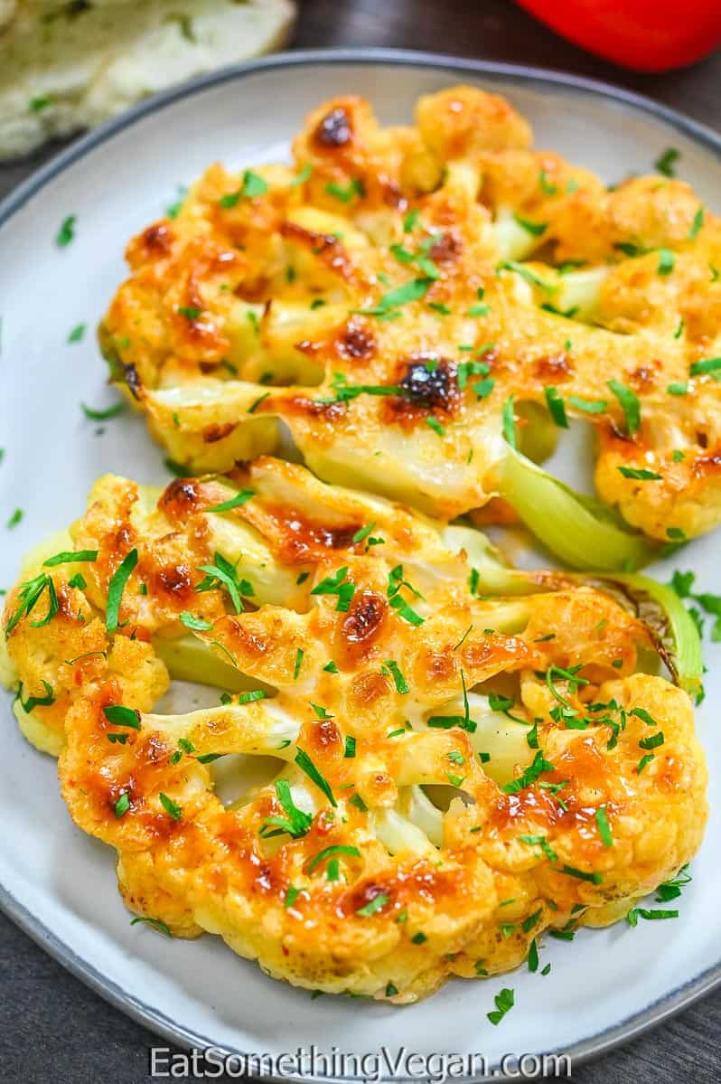 Creamy Vegan Cauliflower Steaks