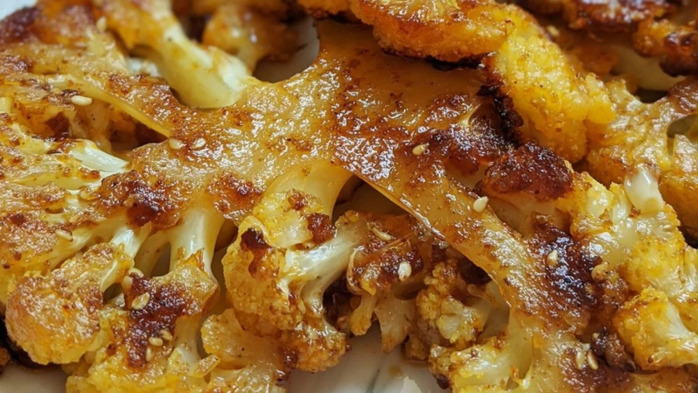 Easy Sticky Cauliflower Steaks