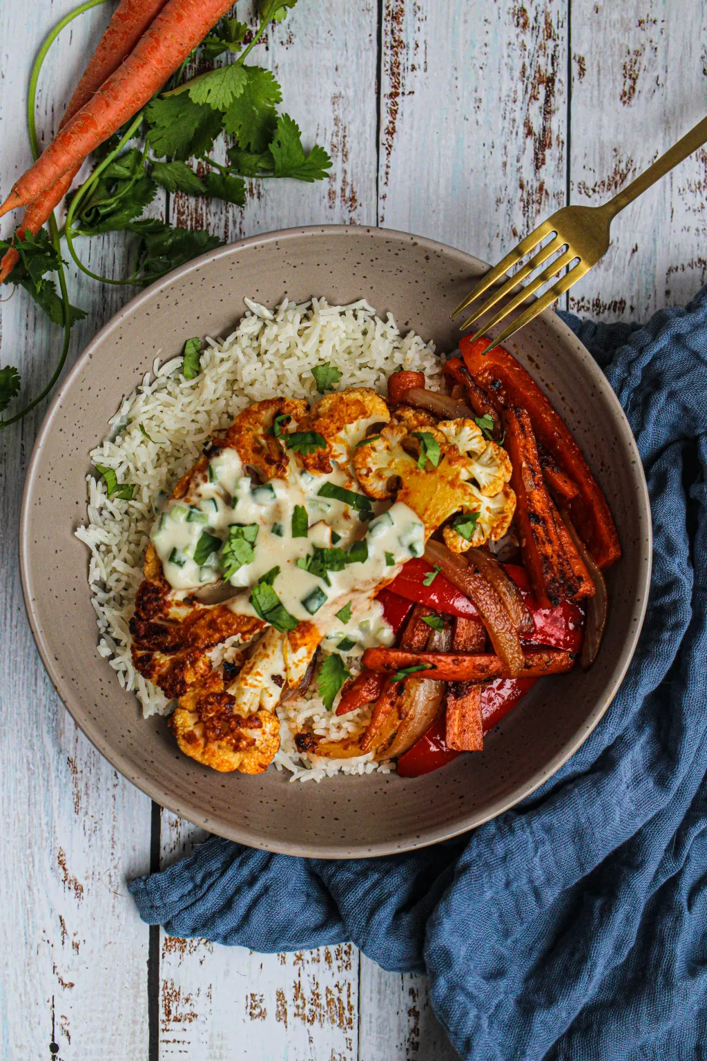 Curried Cauliflower Steaks