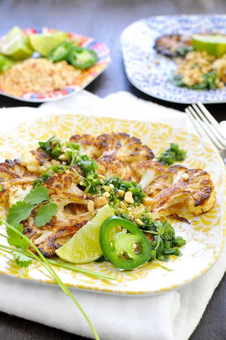 Thai-Style Roasted Cauli Steaks
