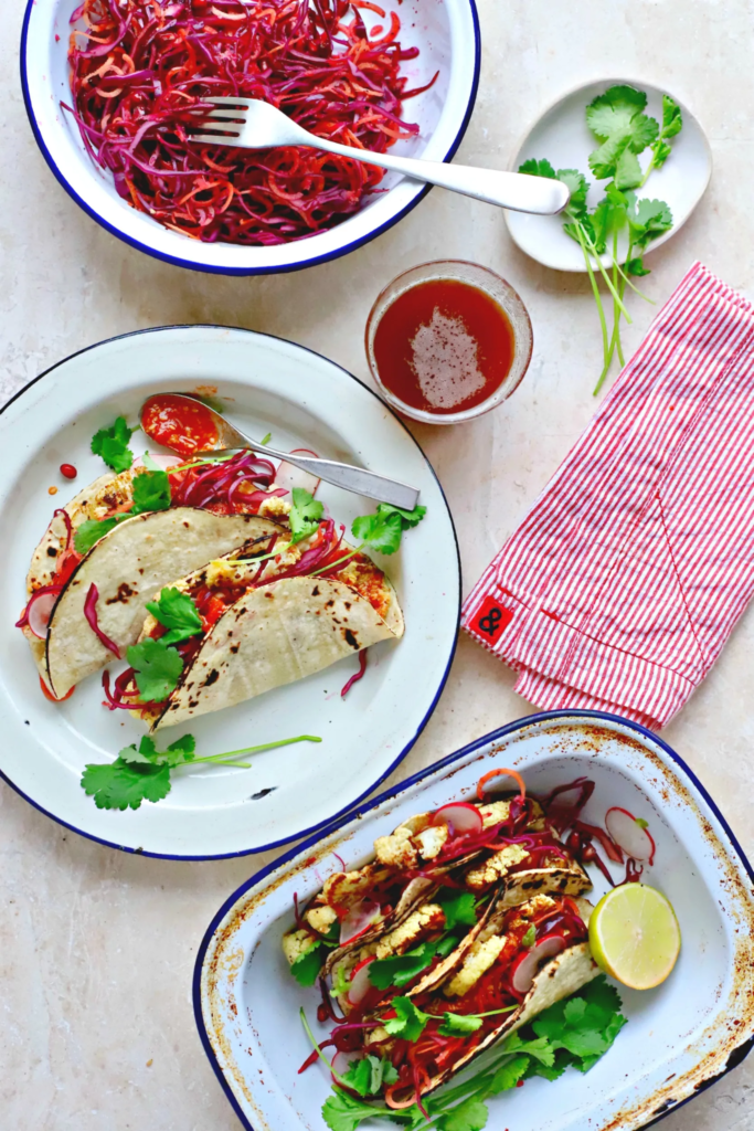 Cauliflower Steak Tacos
