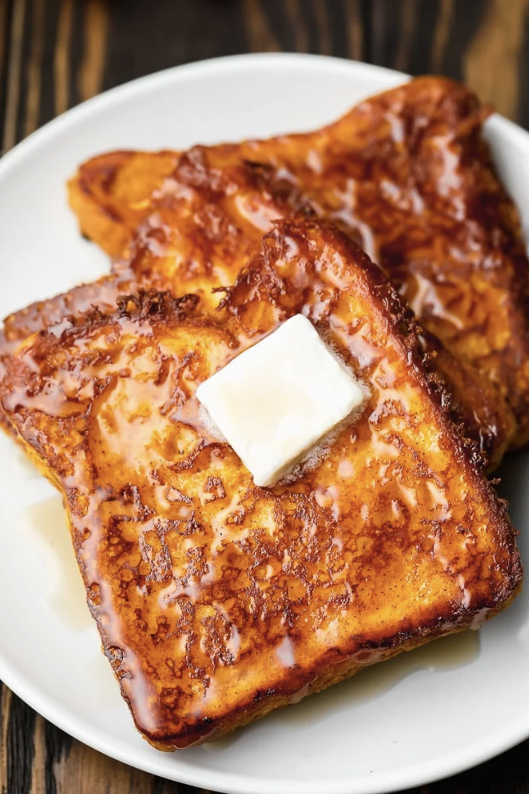 Perfectly Golden Pumpkin French Toast Ready for Brunch