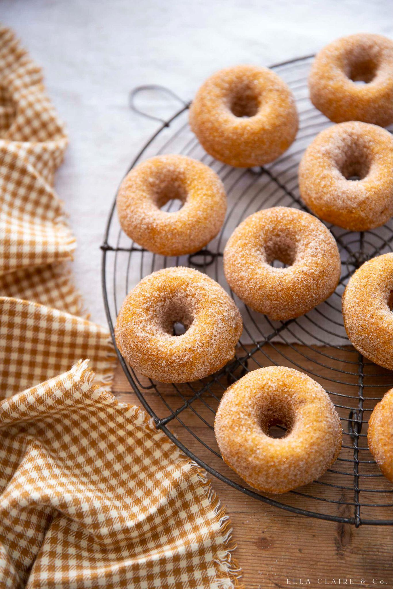 Homemade Pumpkin Donuts Heaven