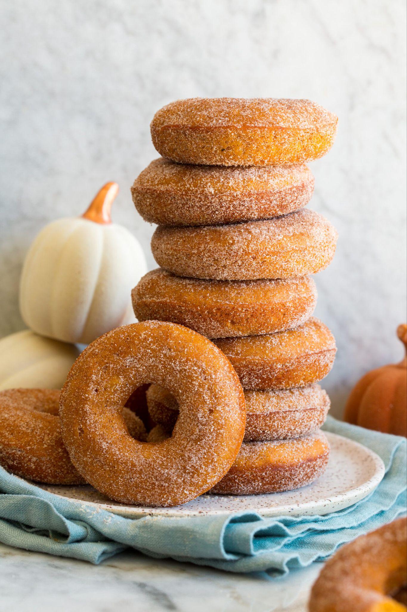 Perfectly Spiced Pumpkin Donuts