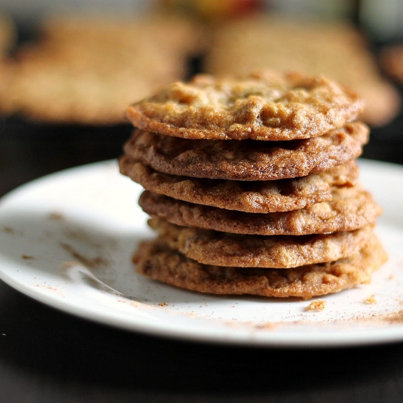 Pumpkin Pie Spice Cookies with a Buttery Finish