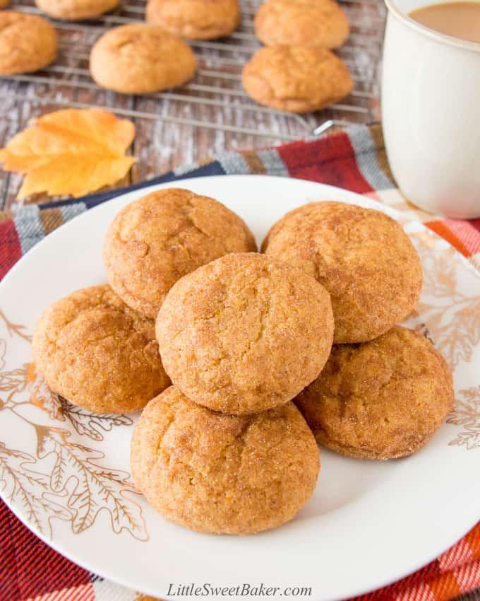 Pumpkin Spice Cookies with a Sweet Glaze