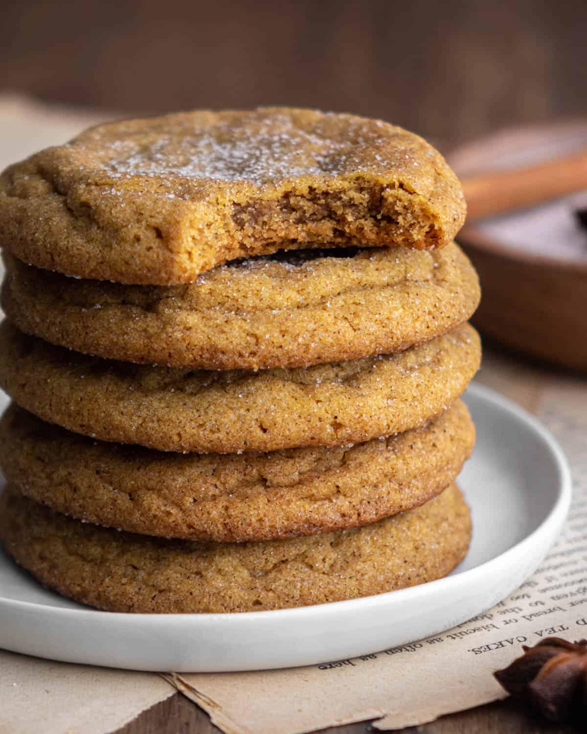Ultra Chewy Pumpkin Cookies for the Perfect Bite
