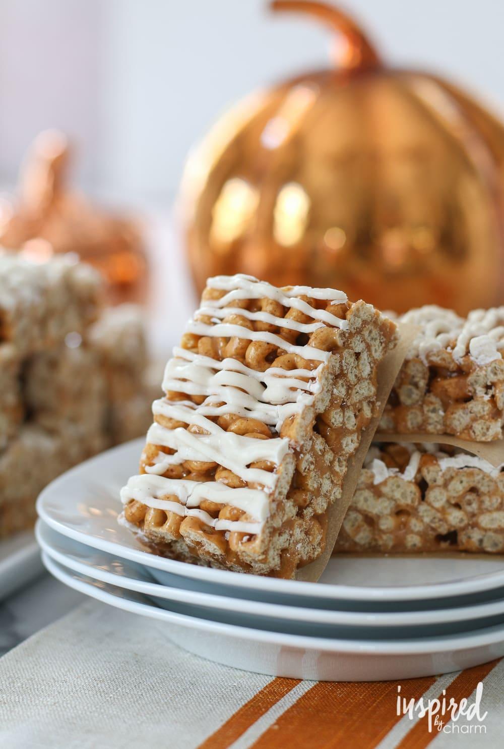 Butterscotch Pumpkin Cheerio Treat Bars: A Crunchy Delight