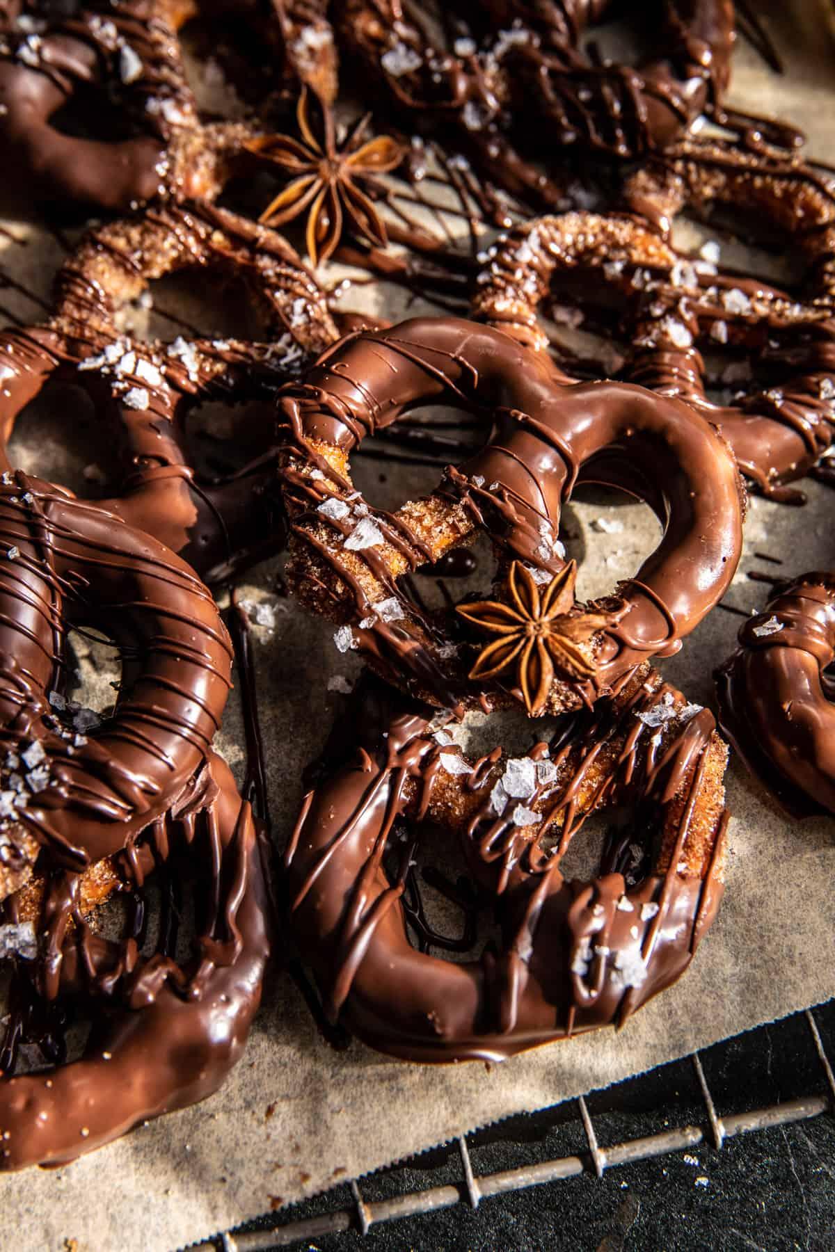 Chocolate-Covered Espresso-Spiced Pretzels: Sweet and Savory Bliss